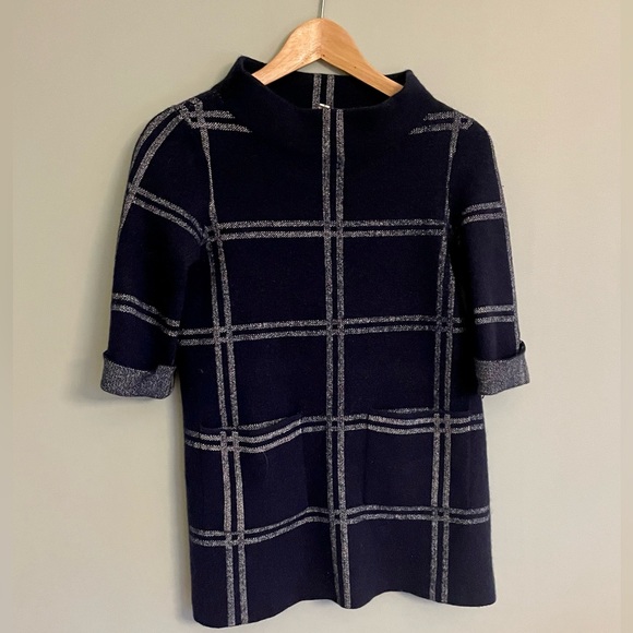 Anthropologie Moth windowpane sweater - Picture 2 of 4
